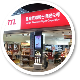 Three maps of TTL duty-free shops